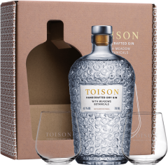 Toison Gin + 2 pohre 41,7% 0,7l (darekov balenie 2 pohre)