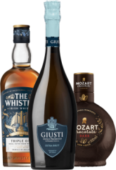 Ve�kono�n� set The Whistler Triple Oak (set 1 x 0.75 l, 1 x 0.7 l, 1 x 0.5 l)